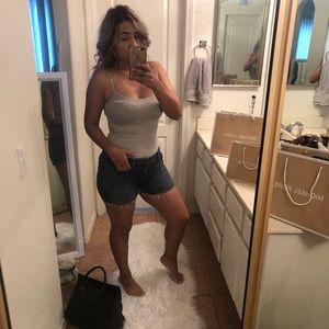 Distressed shorts